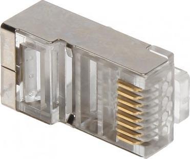 WTYK MODULARNY EKRANOWANY RJ45/C6-EKRAN*P100