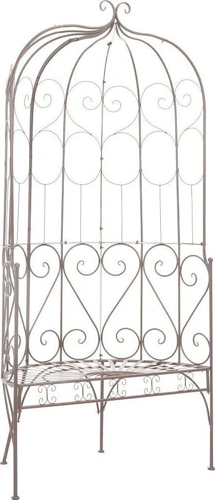 Elior Klasyczna ławka ogrodowa Yarona - brązowa