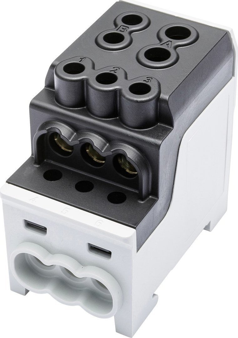 Simet SDB 200 Blok rozdzielczy - dystrybucyjny Al/Cu 80030 SIMBLOCK czarny