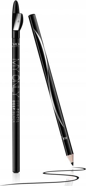 Revers Revers kredka drewniana z temperówką only czarna