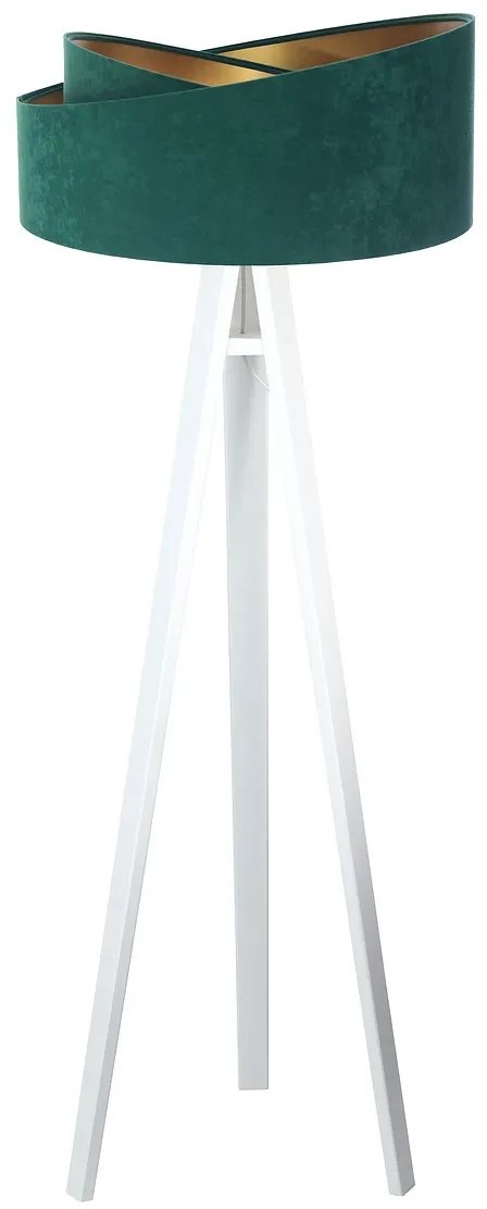 Lampa stojąca GEMSTONE zielona/biała BPS KONCEPT