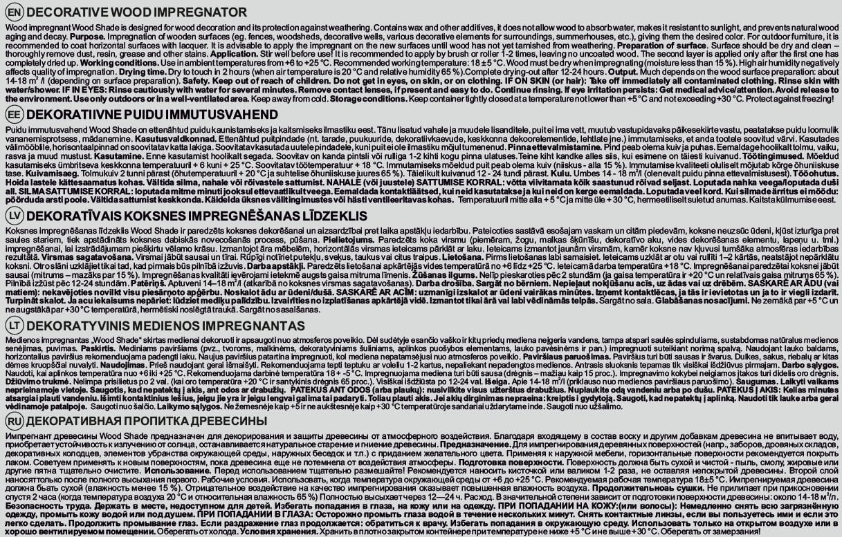 WOOD IMPREG WOOD SHADE MAHOGANY 1L OKKO