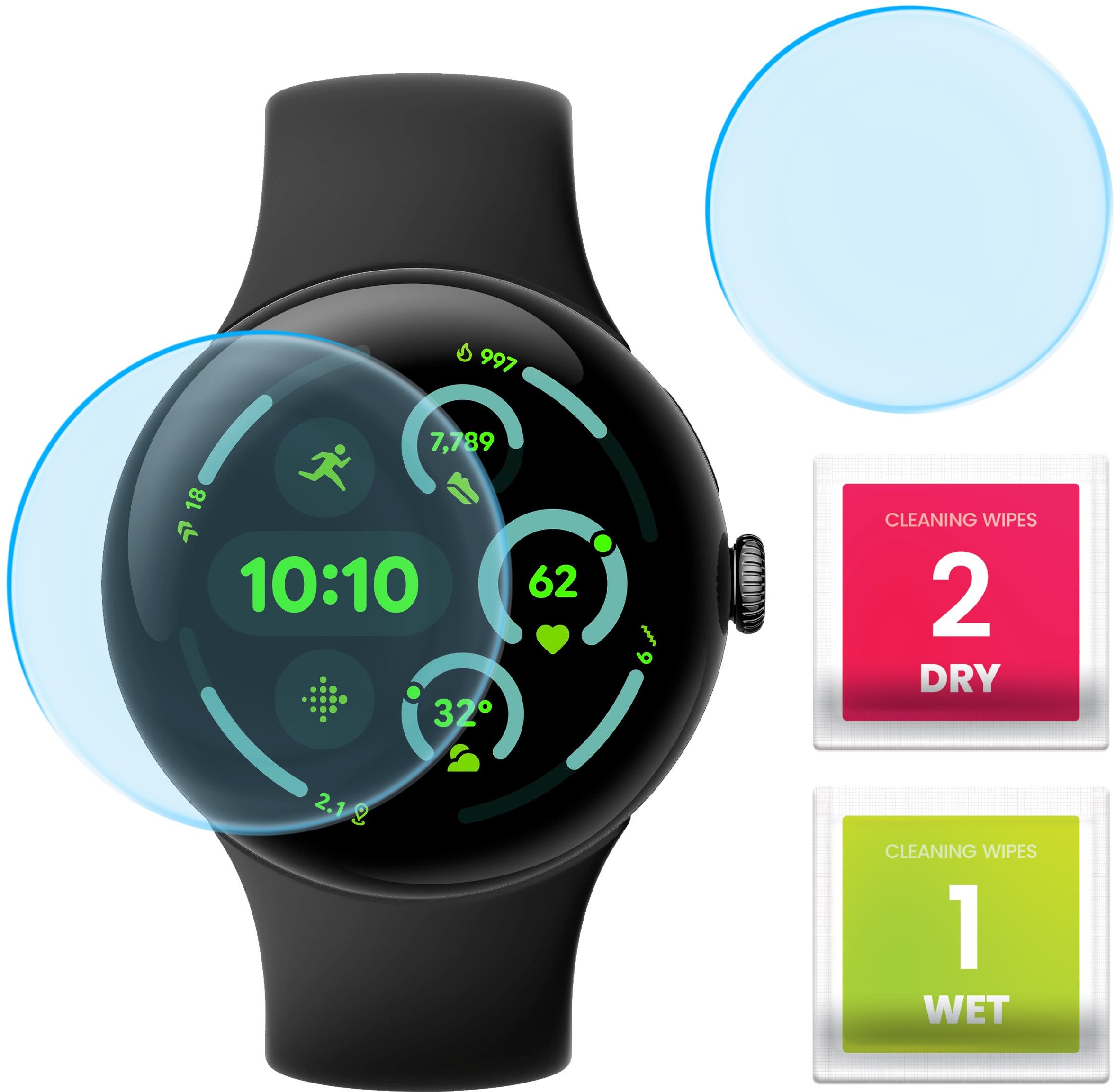 Szkło Hybrydowe do Google Pixel Watch 3 (wersja 41 mm) (Szkiełko, Ochronne)