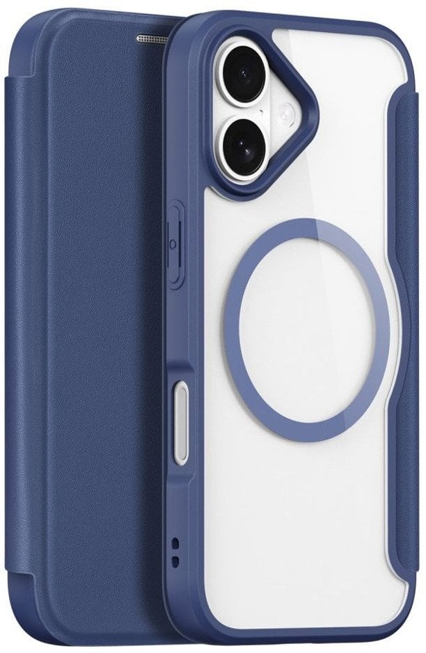 Dux Ducis Etui Skin X Pro na iPhone 17 z portfelem, kompatybilne z MagSafe – niebieskie