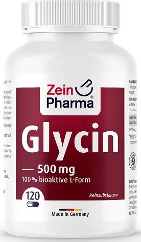 Zein Pharma Zein Pharma - L-Glicyna, 500mg, 120 kapsułek