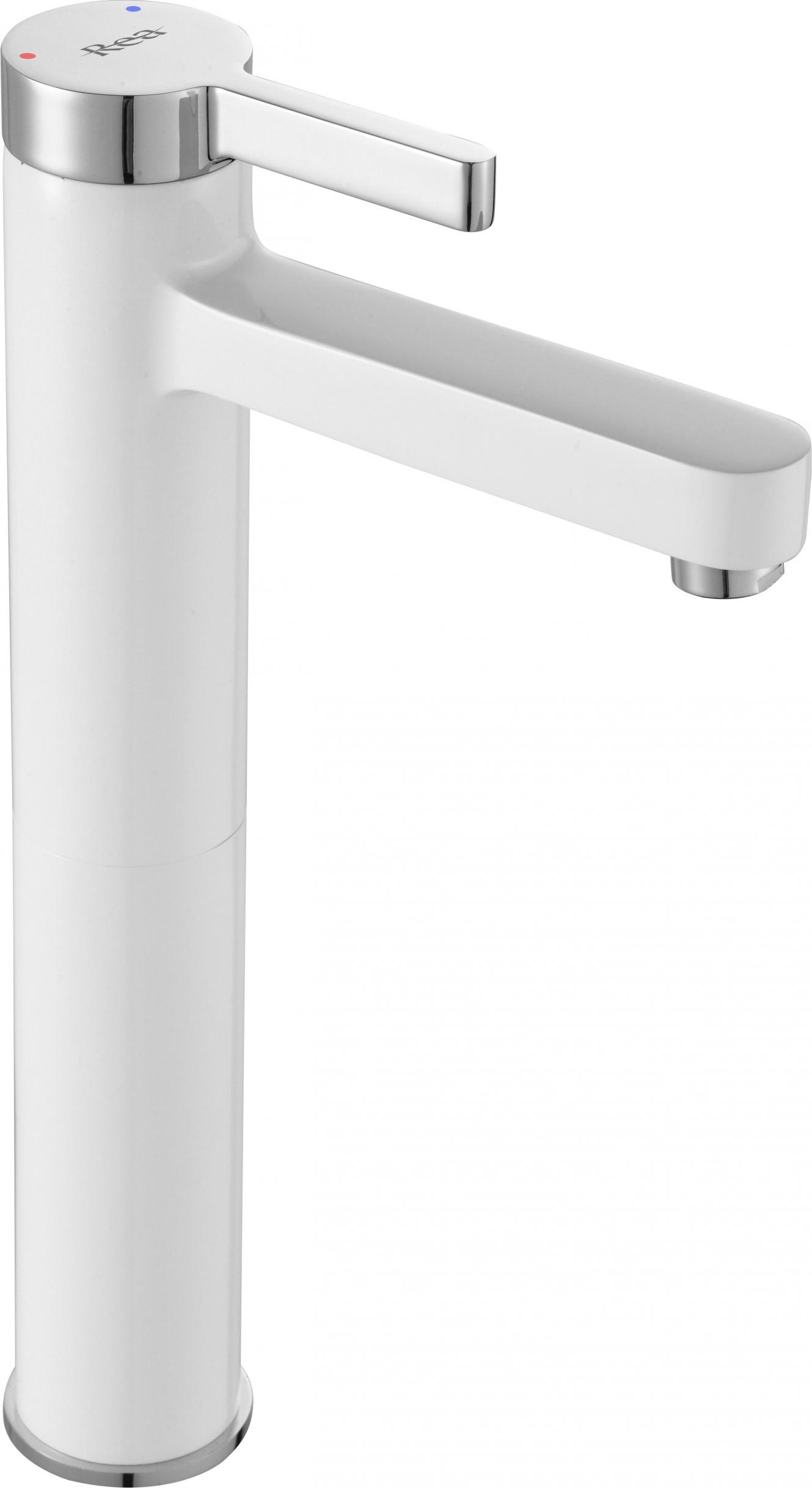 Bateria umywalkowa Rea Polo stojąca biały (REA-B9942)