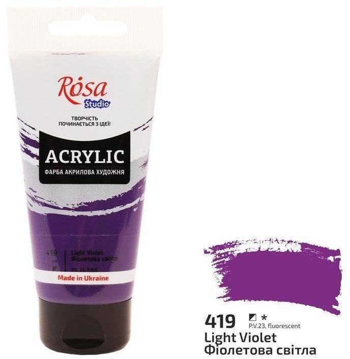 Farba akrylowa light violet 419 75ml