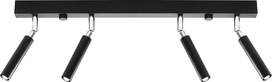 Lampa sufitowa Sollux Spot ledowy czarny Sollux EYETECH SL.0900