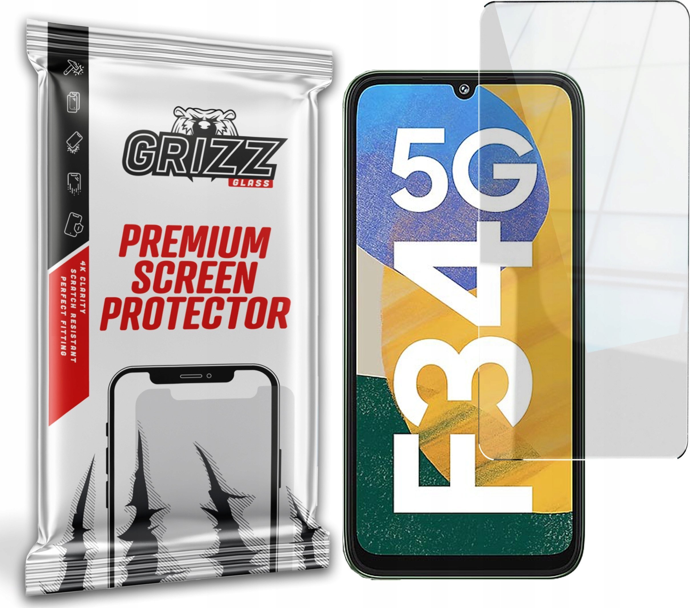 GrizzGlass Szkło hybrydowe GrizzGlass HybridGlass Samsung Galaxy F34 5G