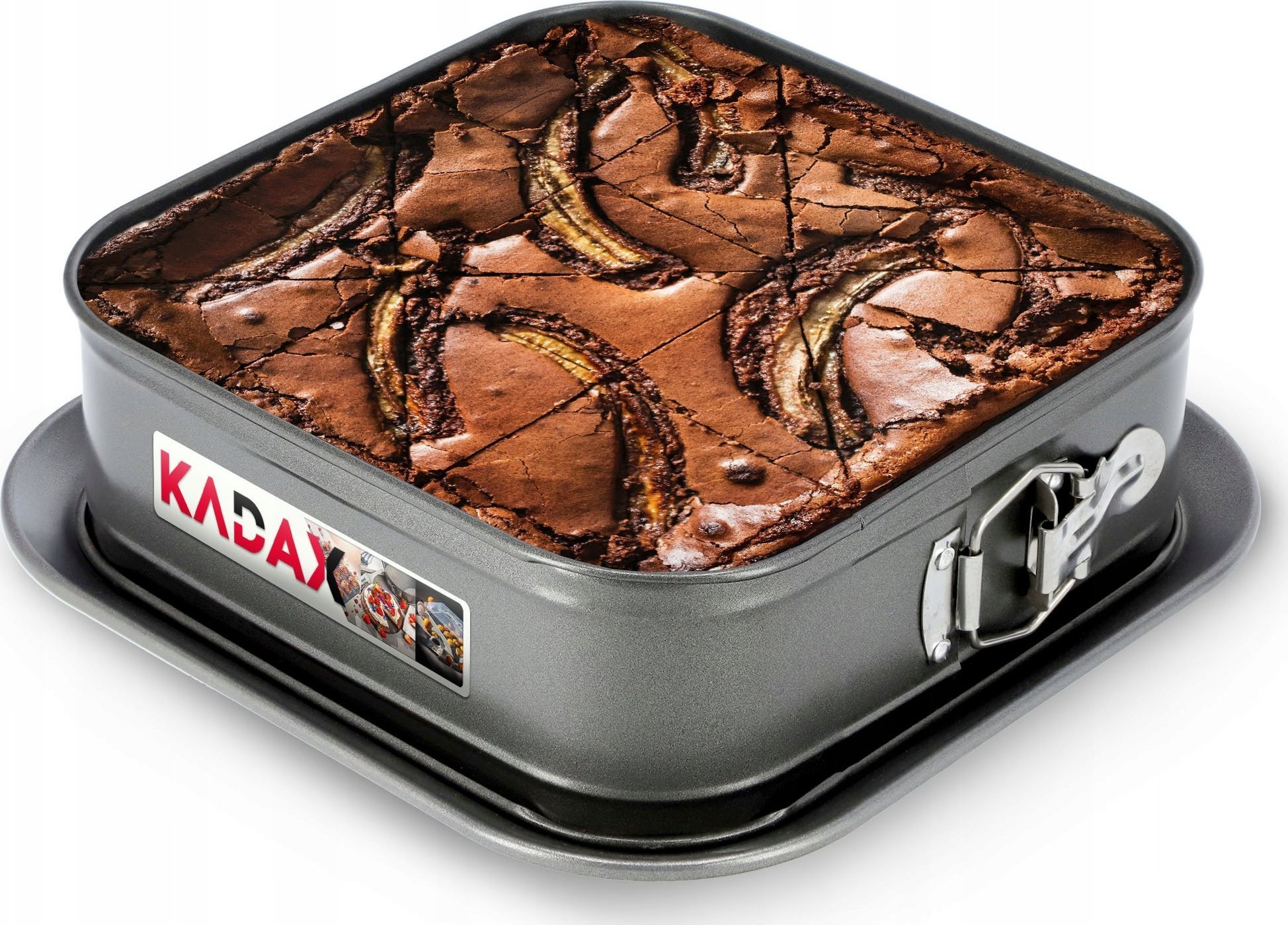 Kadax Tortownica Nieprzywieralna Kwadratowa 24x24 cm