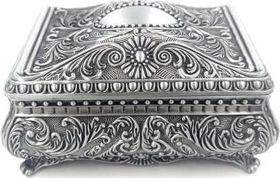 Triton Srebrna Szkatułka Metalowa 20-74M