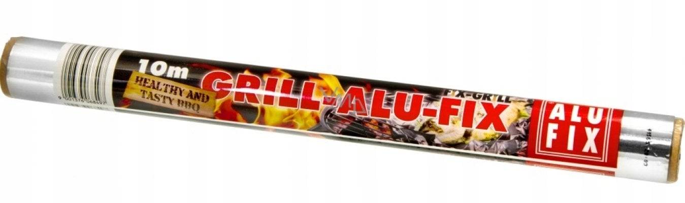 Folia aluminiowa ALUFIX, do grillowania, 44cmx10m