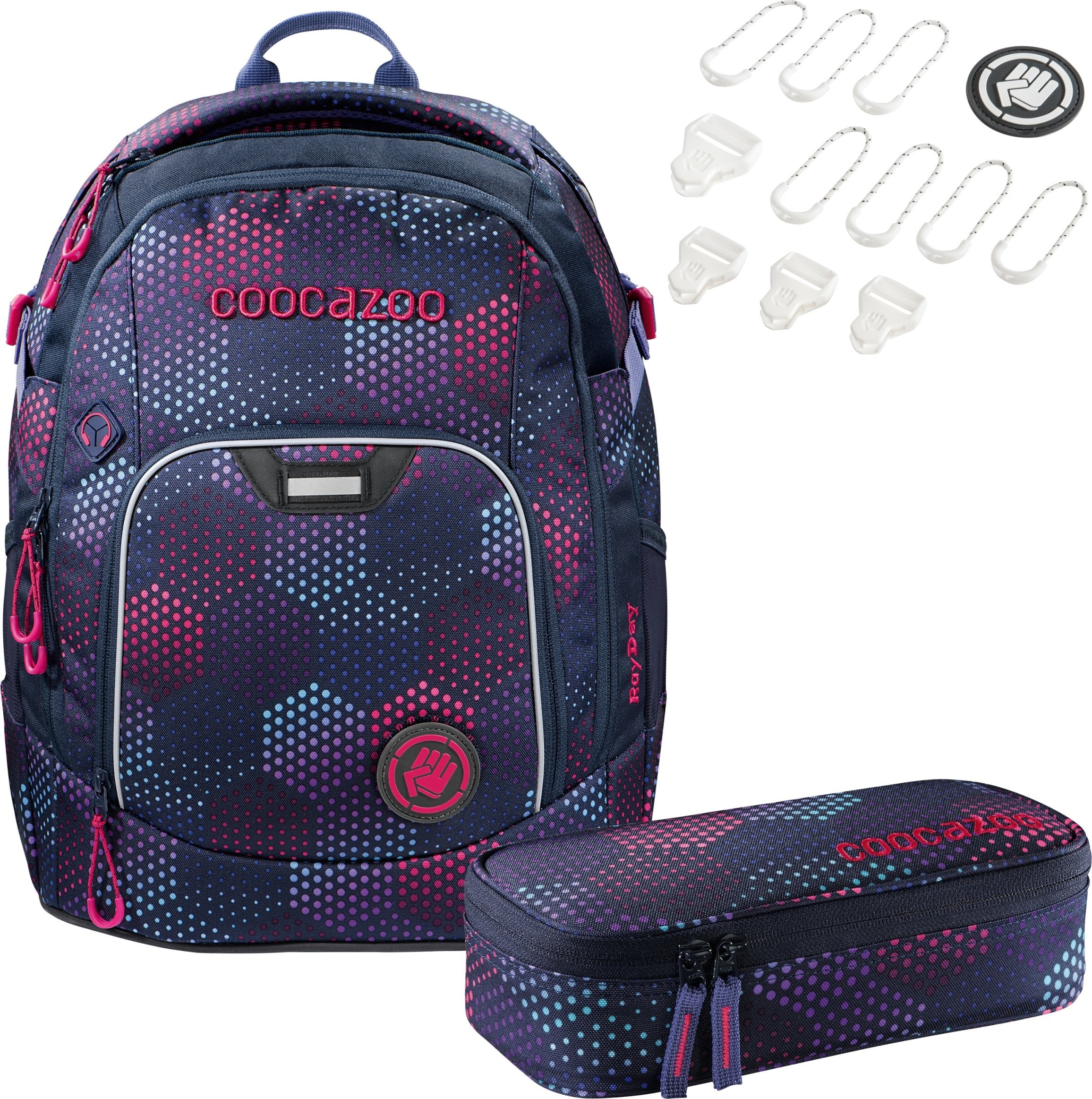 Hama Zestaw Purple Illusion (plecak+przybornik+MatchPatch)