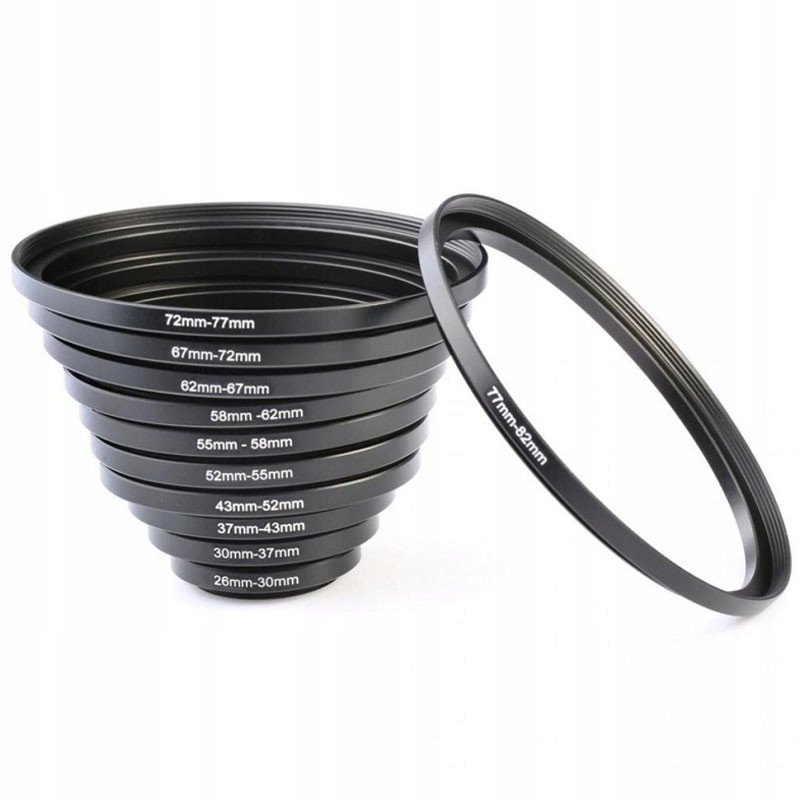 PIERŚCIENIE ADAPTACYJNE DO FILTRÓW K&F CONCEPT SKU0800