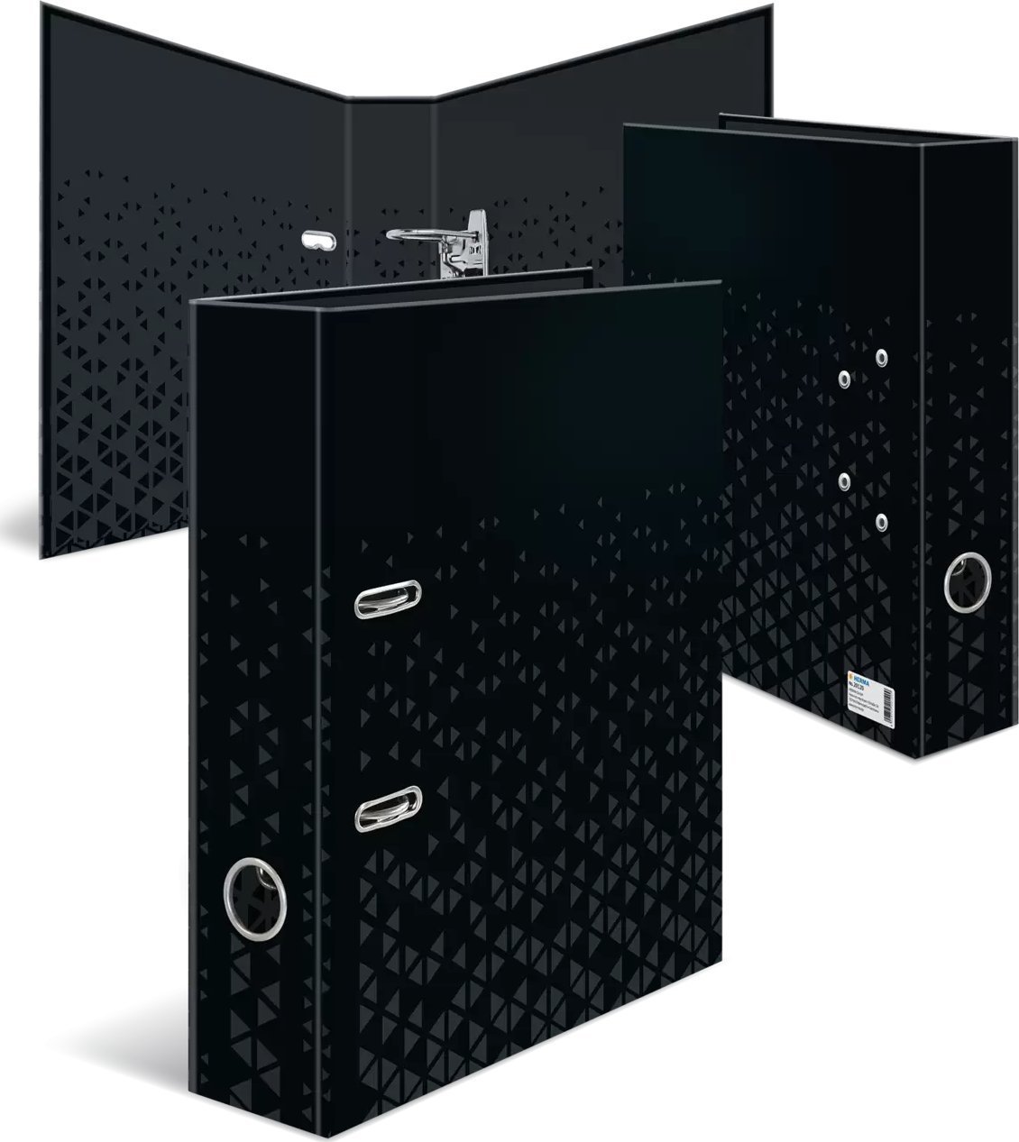 Segregator Herma Segregator A4 Karton kolor czarny