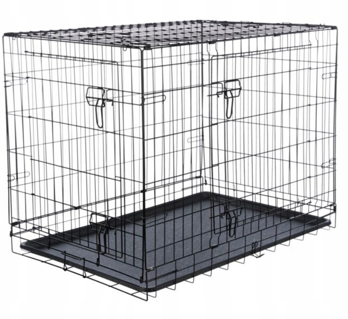 Trixie Home kennel, M: 78 × 62 × 55 cm, black