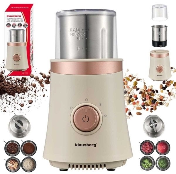 ELEKTRYCZNY MŁYNEK DO KAWY PRZYPRAW OWOCÓW KLAUSBERG KB-7993