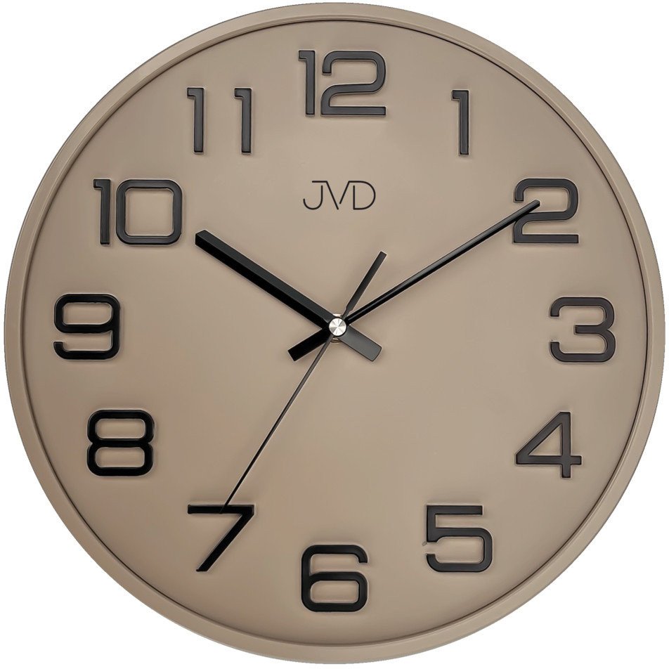 Zegar ścienny JVD HX2472.11 beżowy 31 cm .