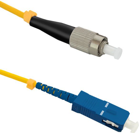 Qoltec Optic Patchcord FC/UPC - SC/UPC simplex SM 9/125 G652D 50m (54322)