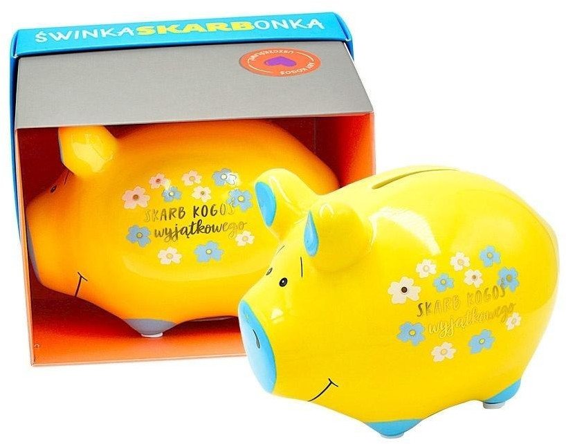 KUKARTKA Skarbonka mała świnka Skarb kogoś wyjątkowego