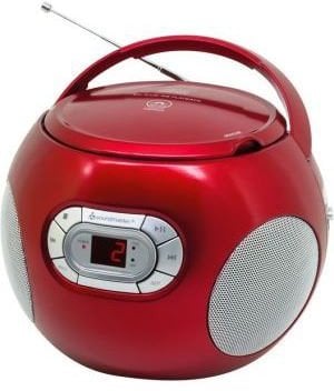 BOOMBOX SOUNDMASTER SCD2120RO FM, CD/CD-R/RW, SIECIOWO-BATERYJNY, GNIAZDO SŁUCH.