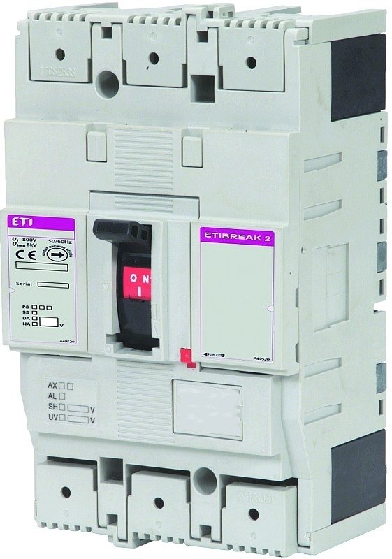 Eti-Polam Rozłącznik izolacyjny ED2 400/3 3P 400A 9kA - 004671274