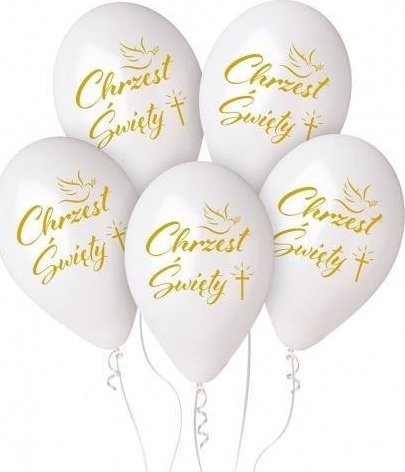 GoDan Balony premium hel Chrzest 33cm 5szt
