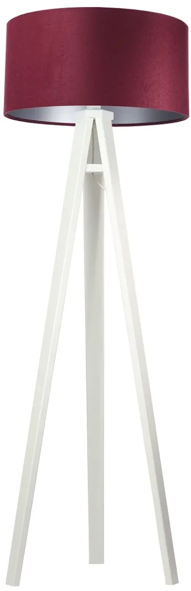 Lampa stojąca HOME 50 bordowa/srebrna/biała BPS KONCEPT