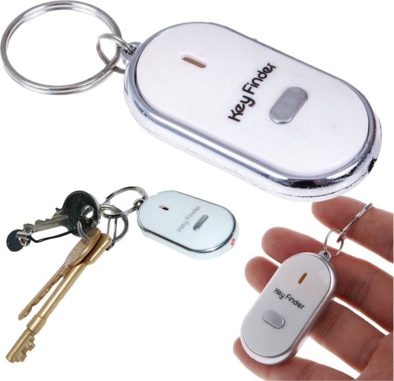 PrzydaSie Lokalizator Kluczy Keyfinder Brelok Gwizd Dźwięk