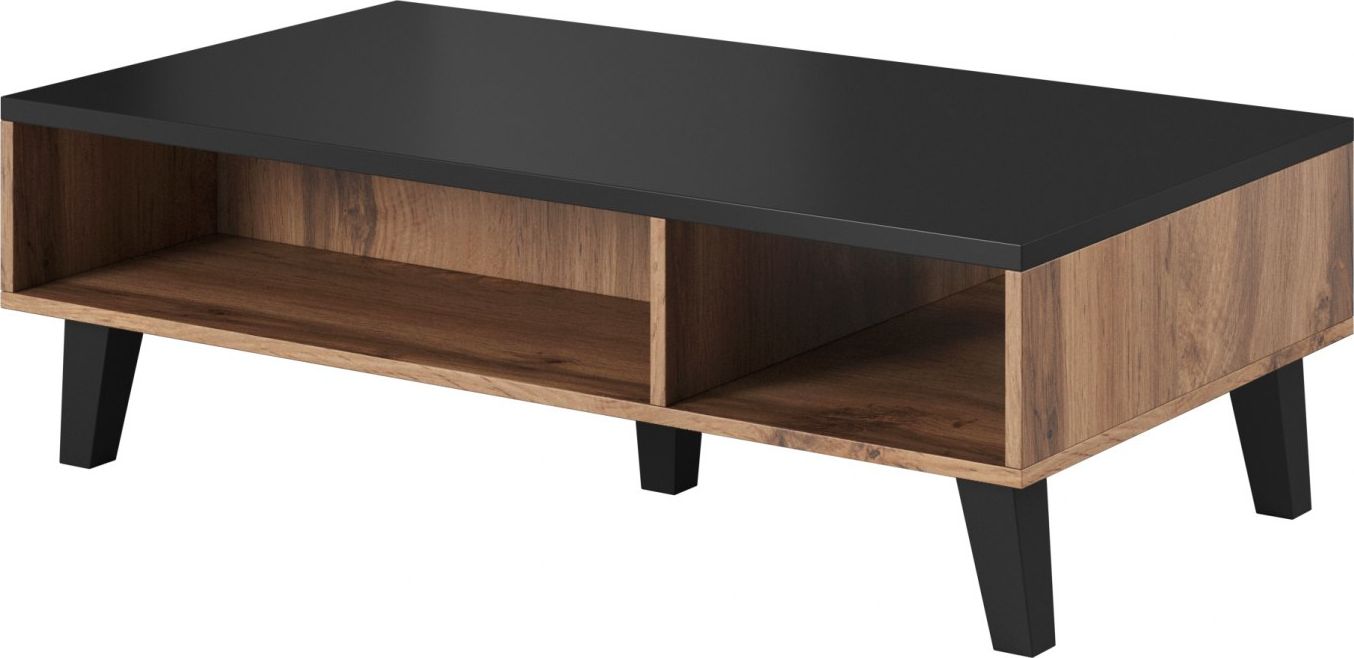 Cama Meble Ława LOTTA 110 wotan + czarny mat