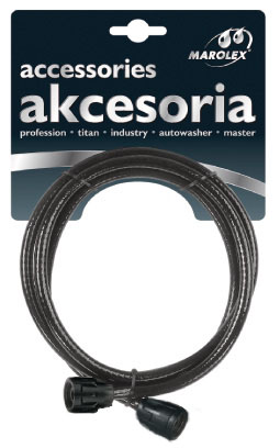 Marolex Wąż kompletny z nakrętkami 500cm do opryskiwacza Profession Plus (R011C500)