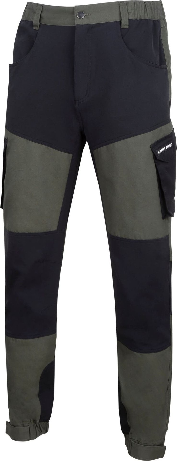 Lahti Pro Spodnie z elementami stretch zielono-czarne, "xl", ce, lahti