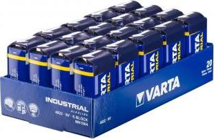 Varta Bateria Industrial 9V Block 20 szt.