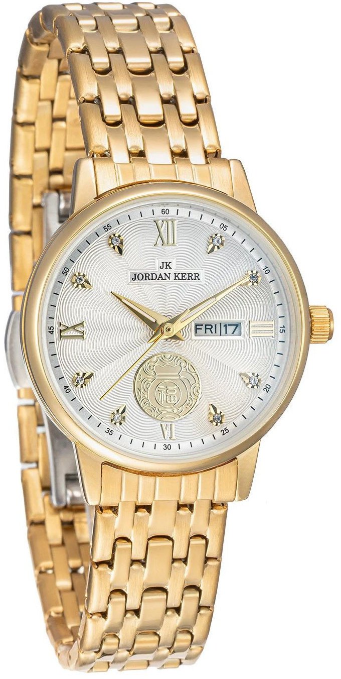 Zegarek Jordan Kerr L1071 IPG ST damski elegancki 30 mm .