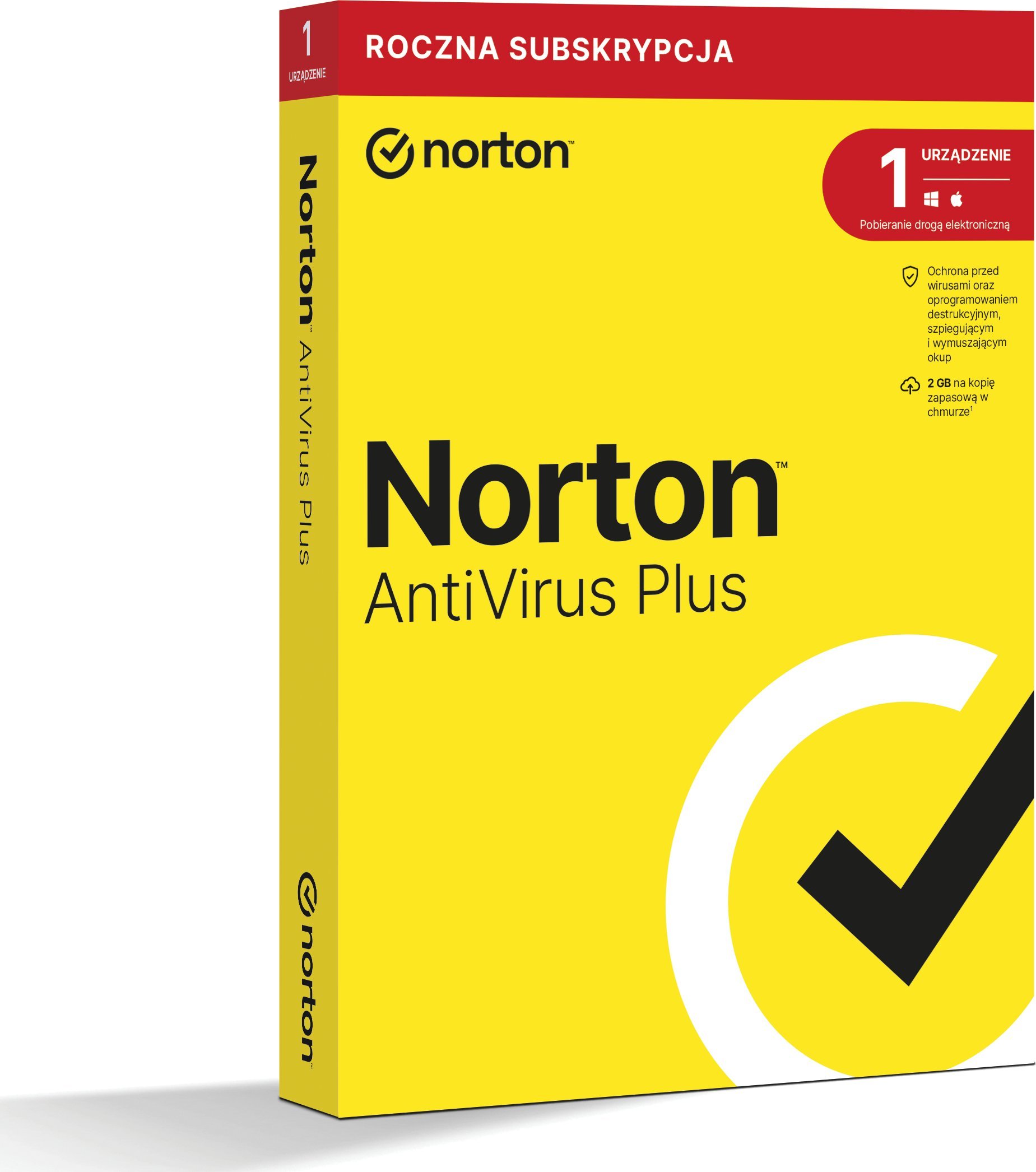 Norton Antivirus Plus na 1 urządzenie na 12 miesięcy