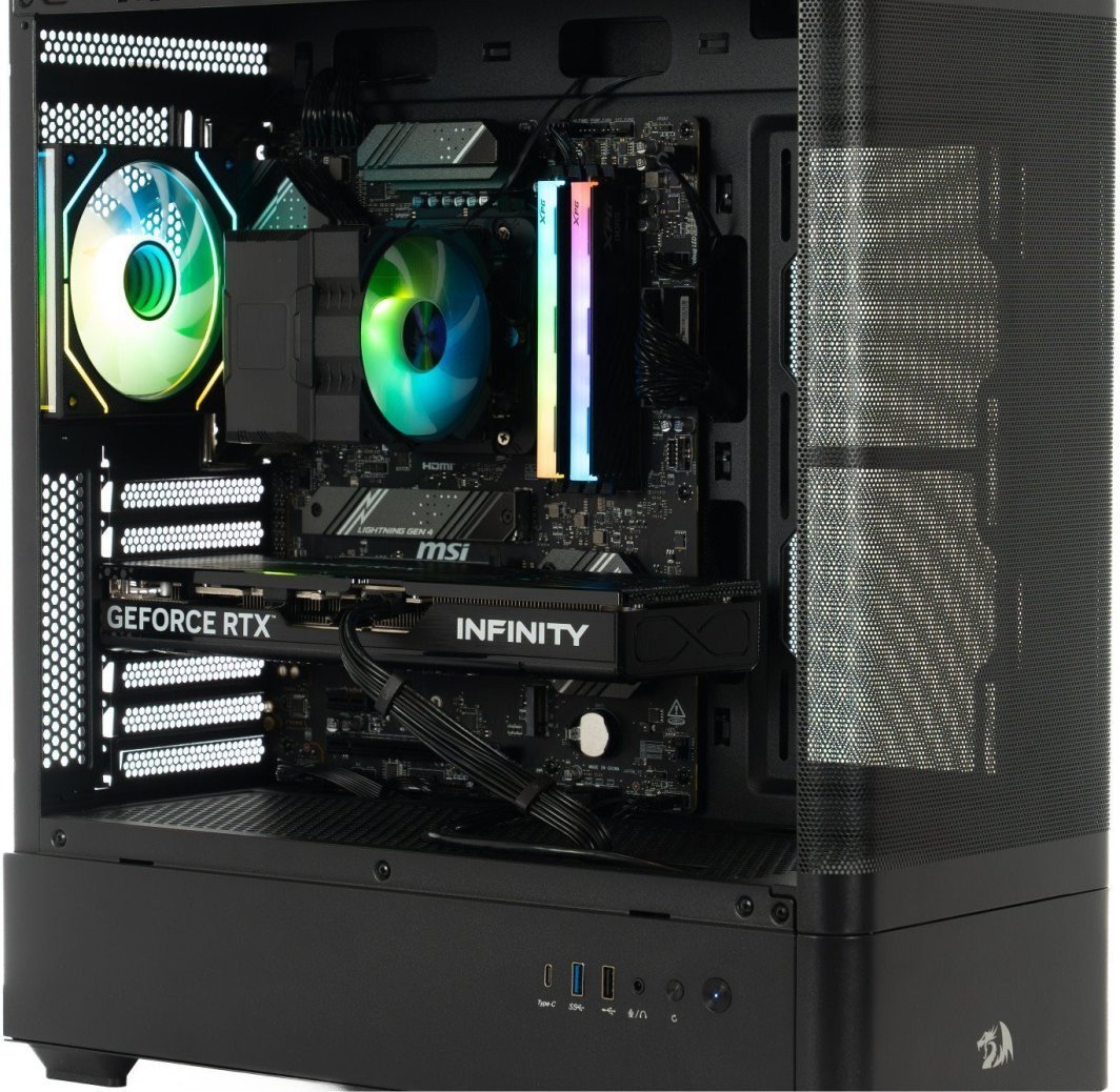 Komputer Game X G100, Core i5-14400F, 32 GB, RTX 5070, 1 TB M.2 PCIe