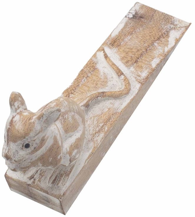 Drewniany Ogranicznik do Drzwi - Myszka