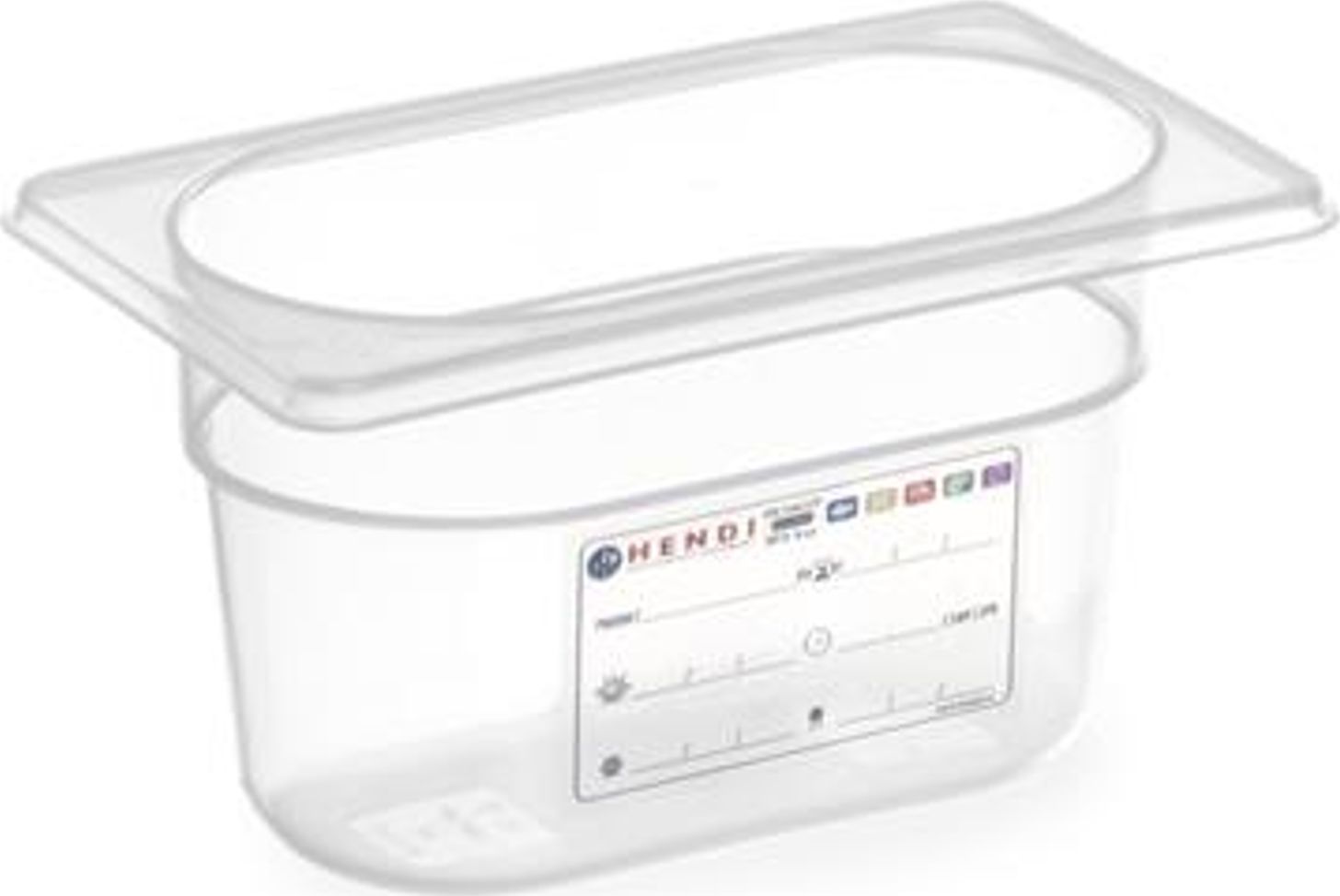 Hendi Pojemnik z polipropylenu GN 1/9 wys. 100 mm - Hendi 880555 Pojemnik z polipropylenu GN 1/9 wys. 100 mm - Hendi 880555