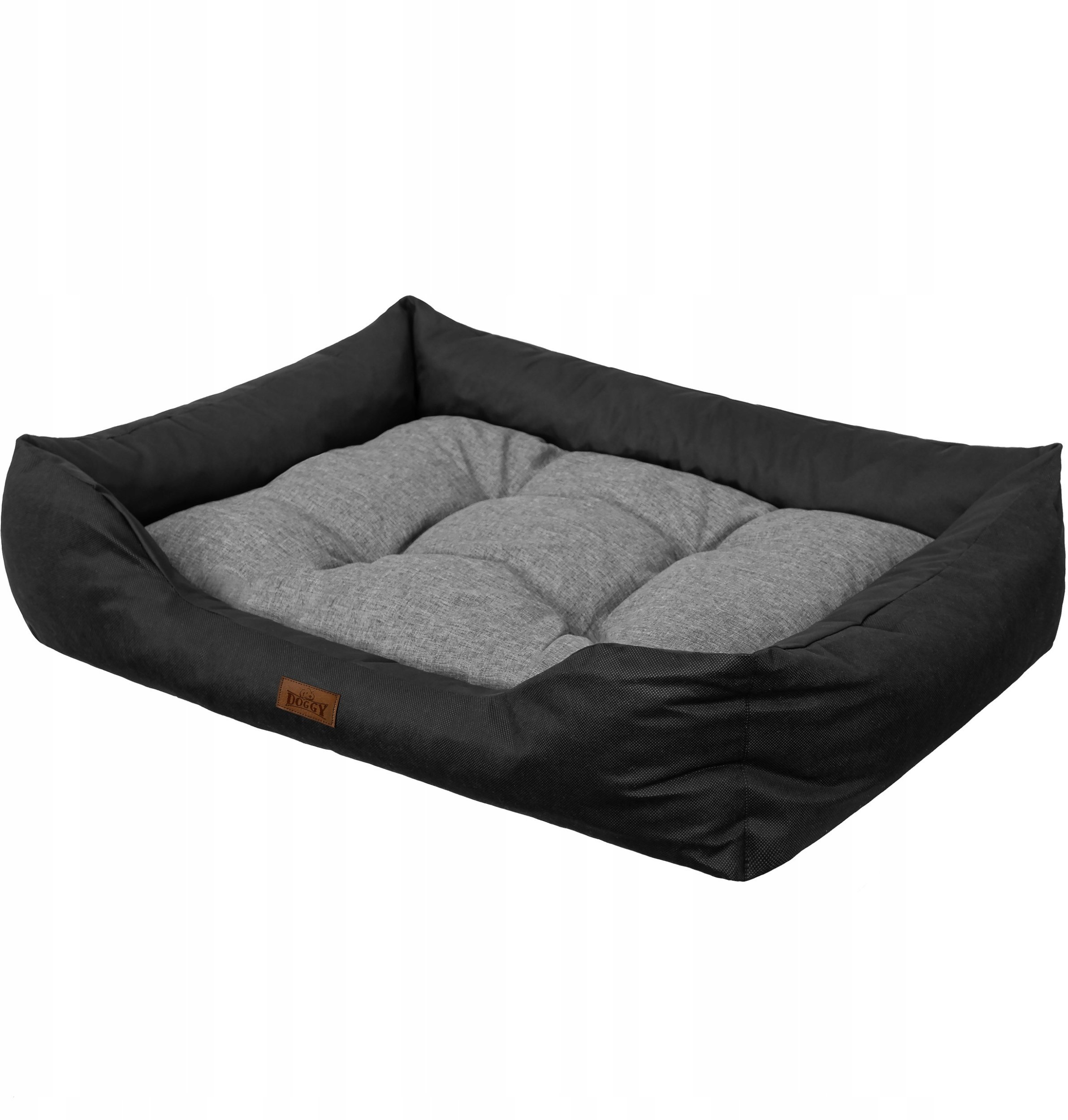 Hobbydog R4 LEGOWISKO PUFFY EKOMAT Czarny Grafit MATERAC