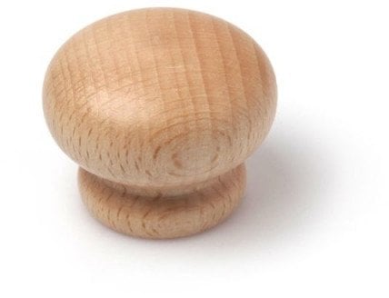 FURNITURE KNOB D40 7-260.90 LAQ BEECH