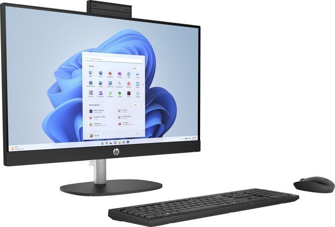 Komputer HP Komputer All in One 24-cr0008nx / 8F8Q3EA / Intel i5-13 / 8GB / SSD 512 GB / Intel Xe / FullHD / Win 11 / Czarny