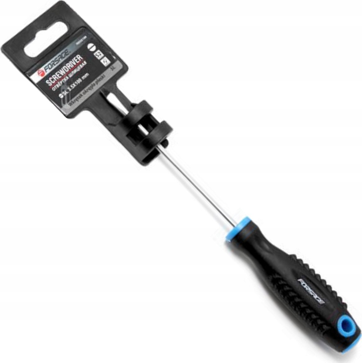 Forsage Śrubokręt szczelinowy magnetyczny"Profi" S2 SL3.5x100mm,