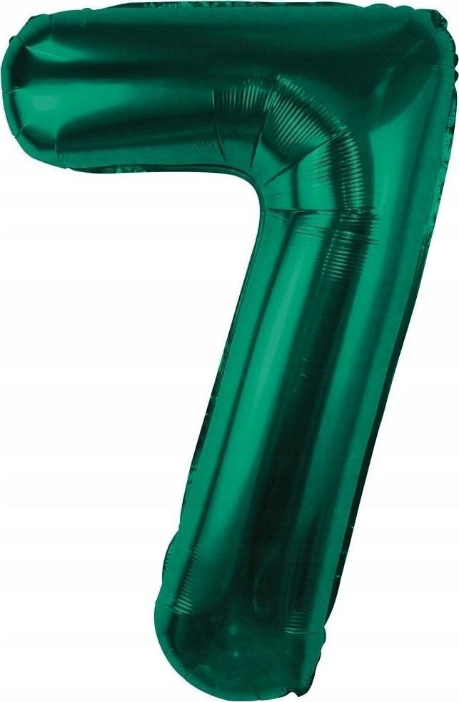 GoDan Balon foliowy B&C cyfra 7 zieleń butelkowa 85cm
