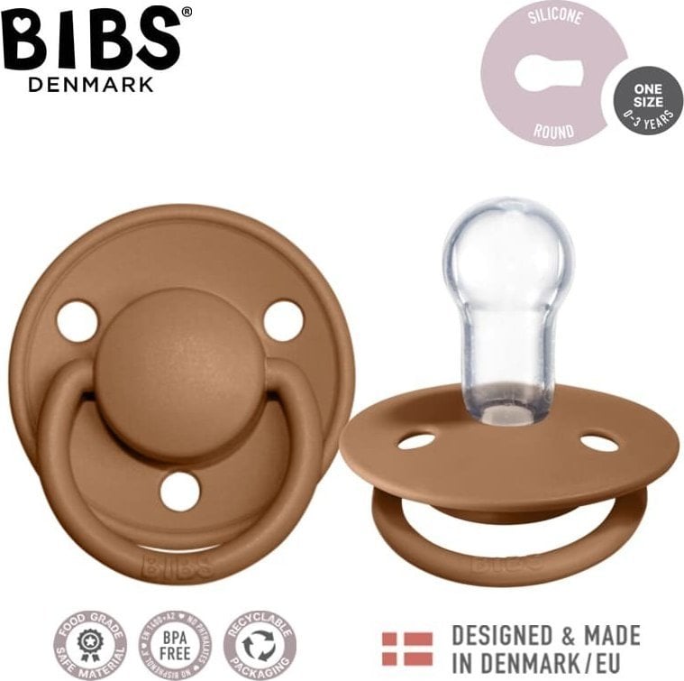 Bibs BIBS DE LUX EARTH ONE SIZE Smoczek uspokajający silikonowy