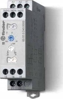 Finder Przekaźnik czasowy 2P 8A 24-240V AC/DC 0,05s-180s jednofunkcyjny BI 250V 83.62.0.240.0000