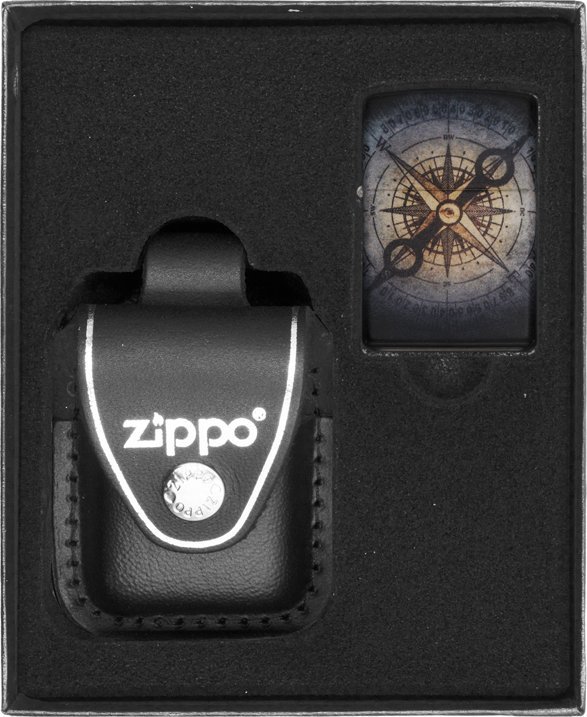 Zestaw ZIPPO Zapalniczka COMPASS GHOST Prezentowy No3