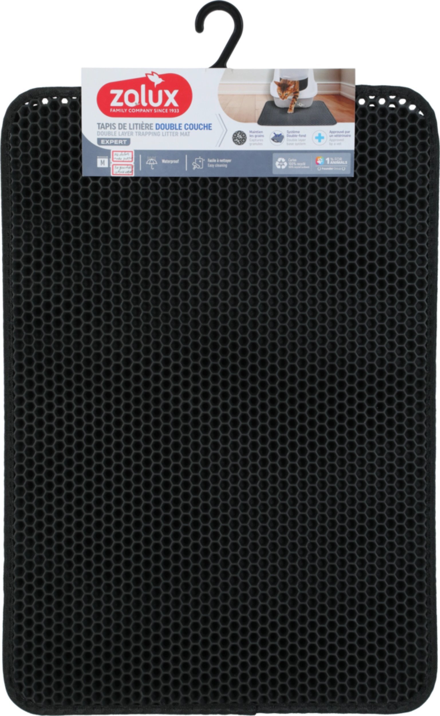 ZOLUX Wycieraczka dwuwarstwowa mata pod kuwetę dla kota 45x65 cm