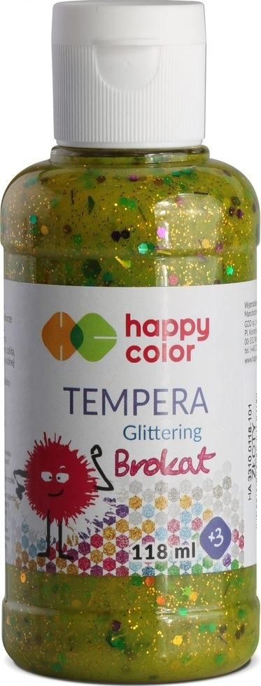 Happy Color Farba tempera brokatowa 118ml złota