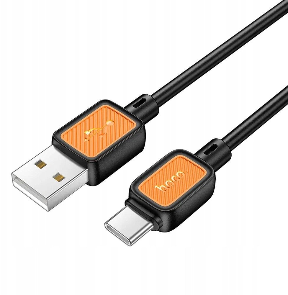Kabel USB Hoco USB-A - USB-C 1 m Czarny