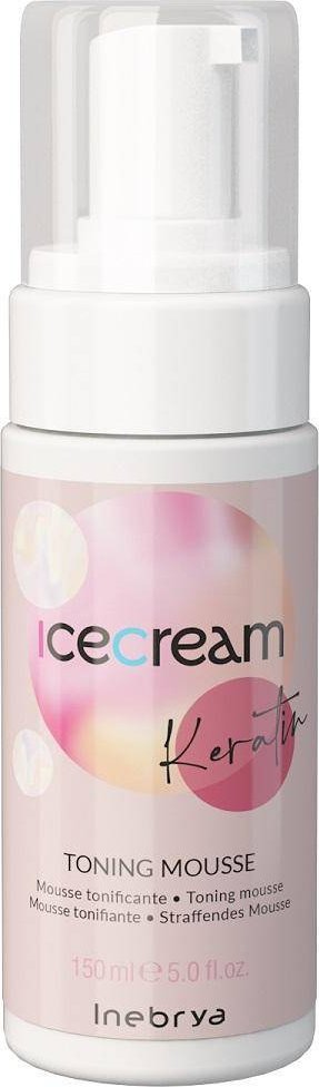 Inebrya Ice Cream Keratin tonizująca pianka do włosów 150ml